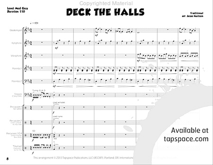 Season's Beatings Percussion Ensemble scores gallery preview page 9