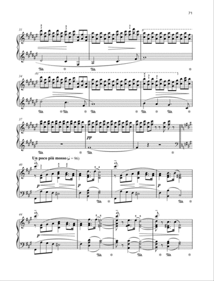 Rêve angélique Piano Solo scores gallery preview page 3