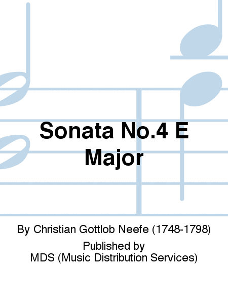 Sonata No.4 E major