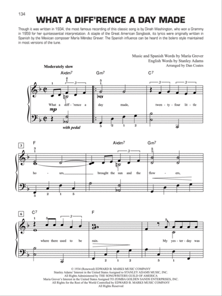 Decade by Decade 1930s Easy Piano scores gallery preview page 5