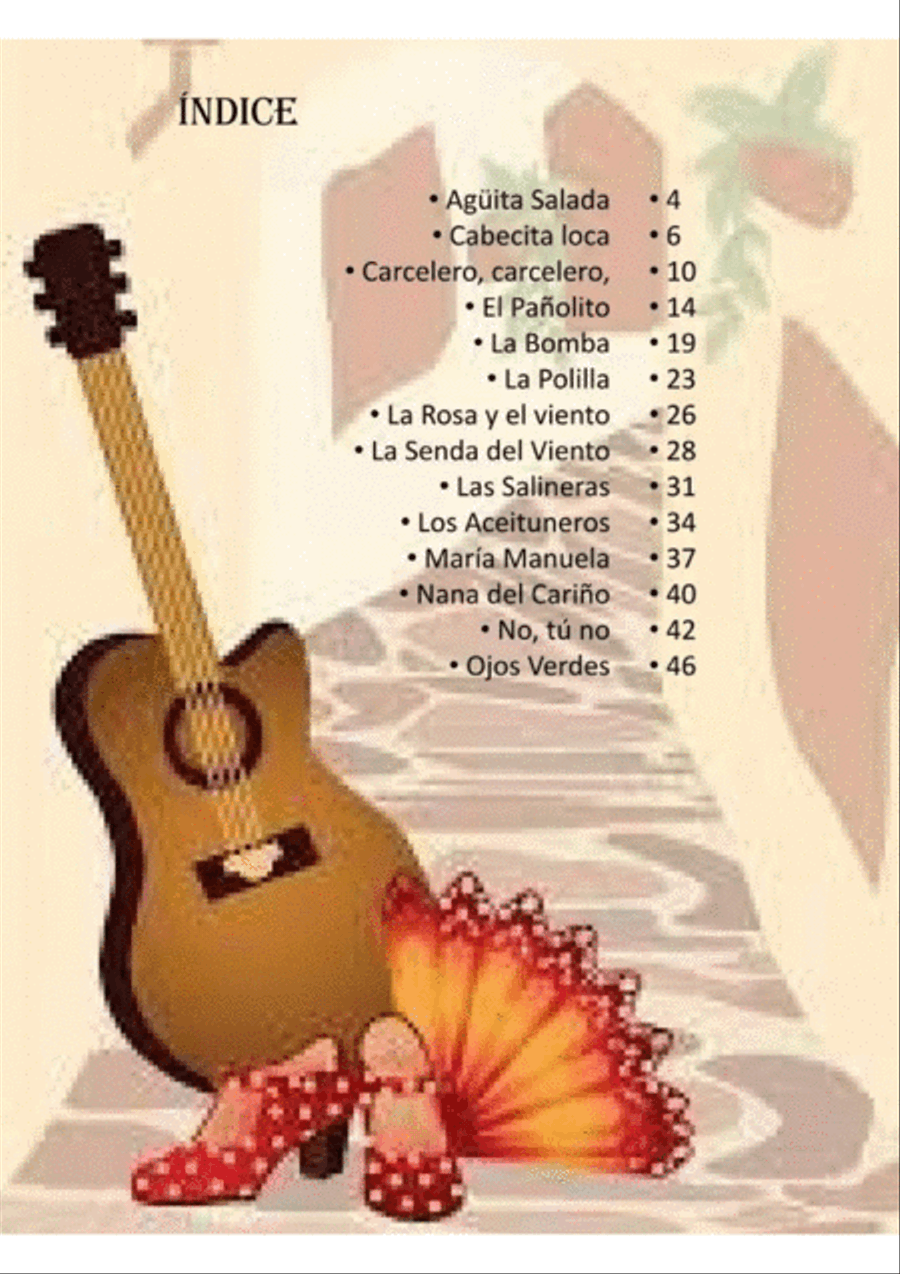 Partituras de Flamenco al piano Piano Solo scores gallery preview page 2