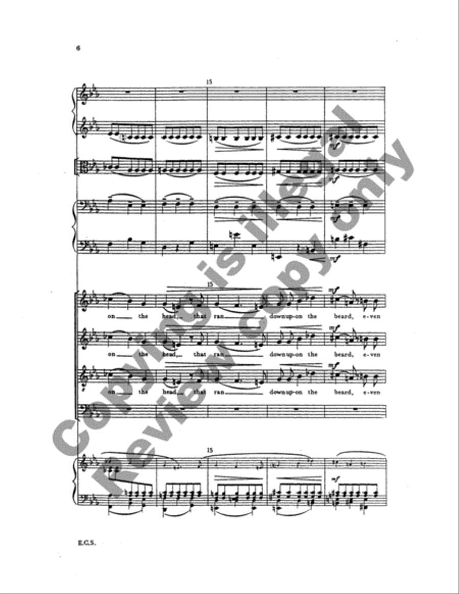 Two Psalms and a Proverb (Full Score) Choir scores gallery preview page 6