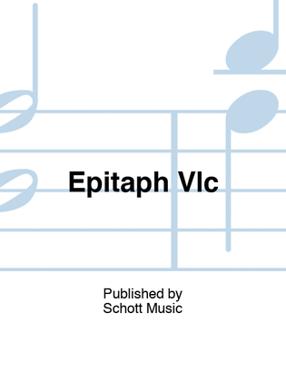 Henze - Epitaph For Cello Solo