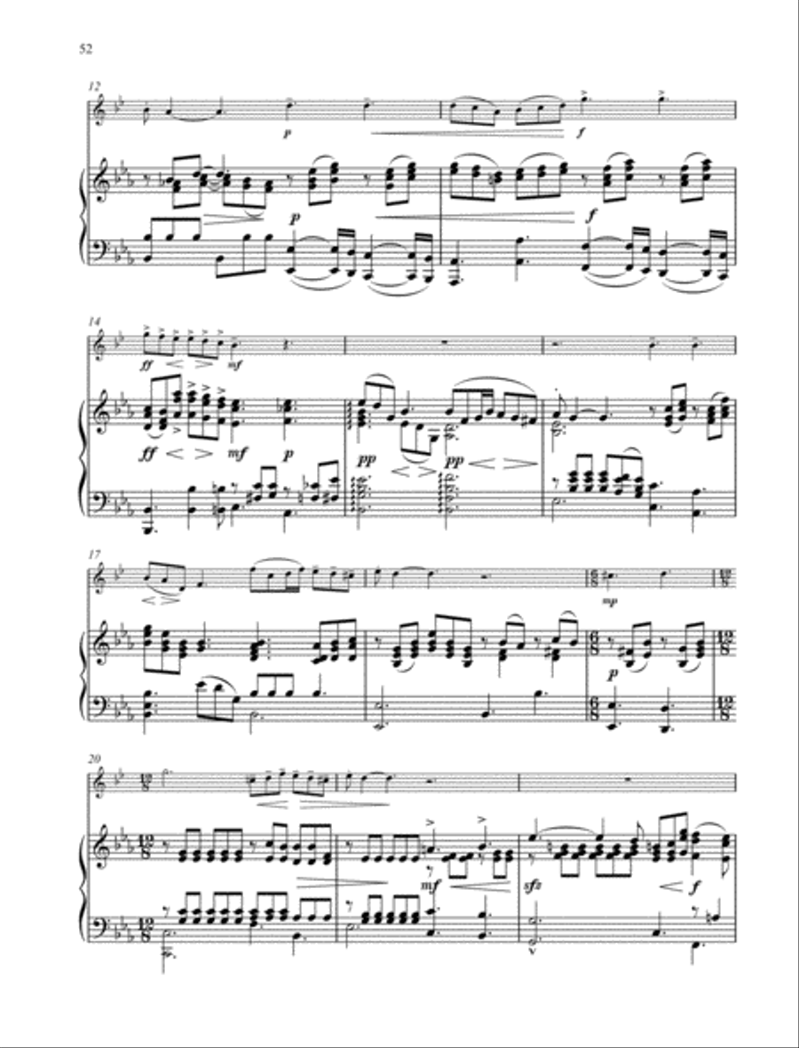 Poème Poème Piano Accompaniment scores gallery preview page 2