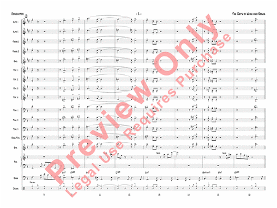 The Days of Wine and Roses Jazz Ensemble scores gallery preview page 5