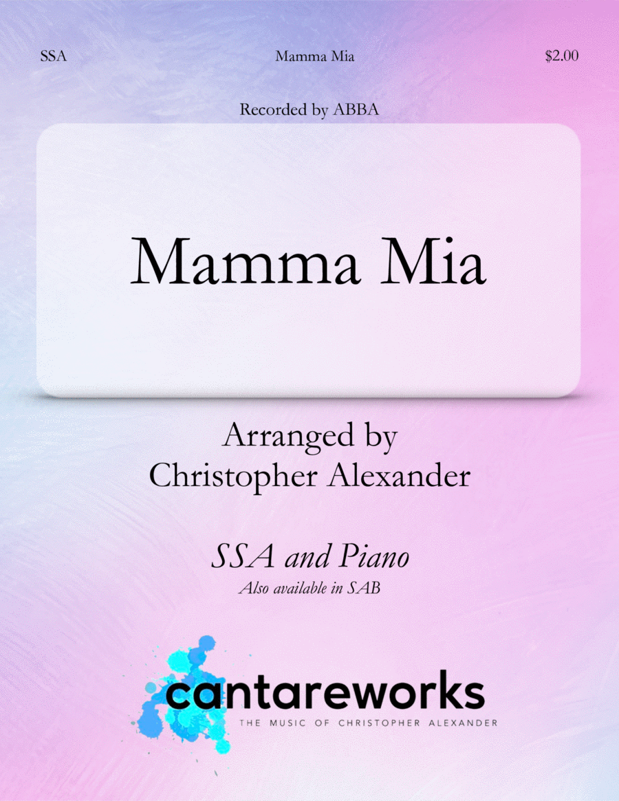 Mamma Mia SSA scores gallery preview page 1