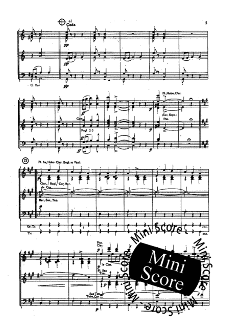 Slavische Dansen no 1,6 en 8 Fanfare Band scores gallery preview page 7