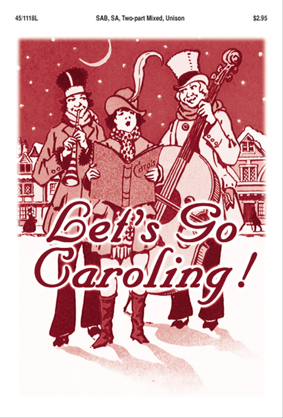 Let's Go Caroling Unison Choir scores gallery preview page 1