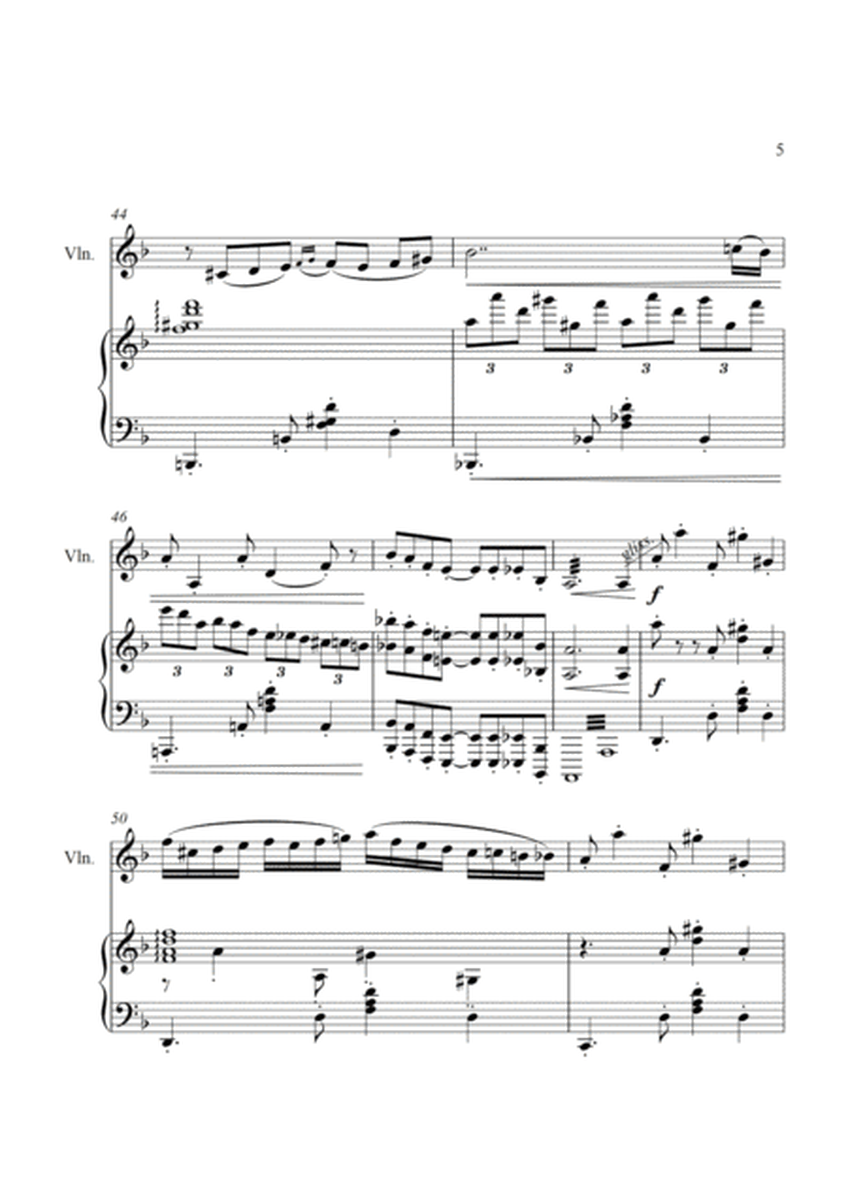 Tango in D Minor for Violino & Piano