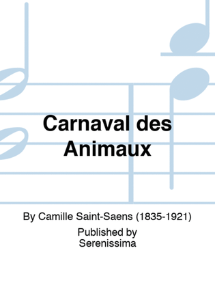 Book cover for Carnaval des Animaux