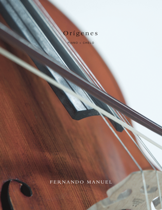 Book cover for Orígenes (piano + cello)