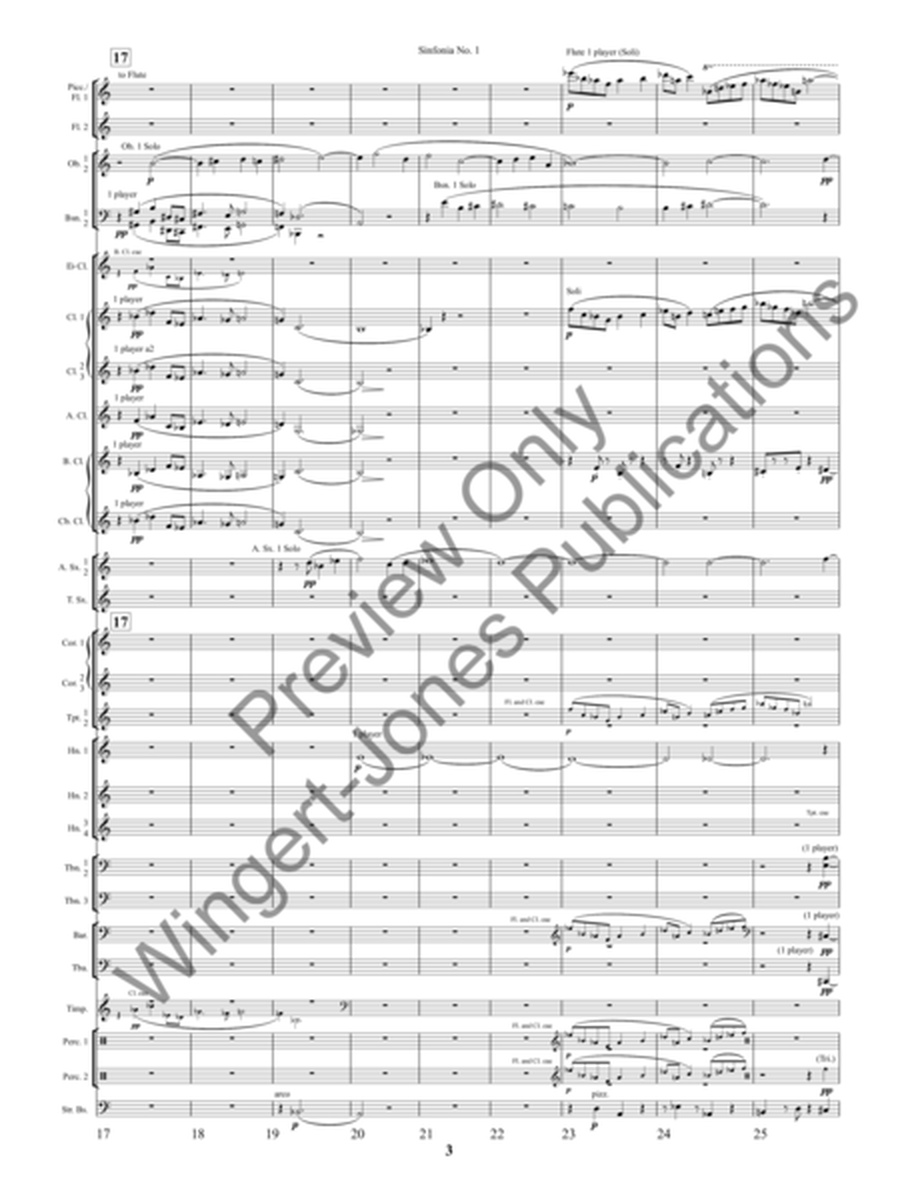 Sinfonia #1 - Full Score