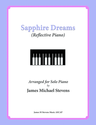Book cover for Sapphire Dreams (Reflective Piano)