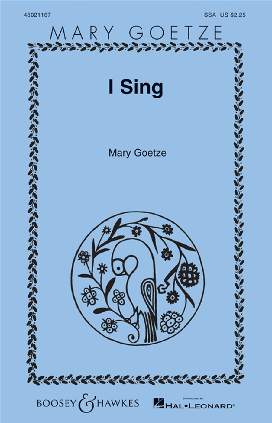 I Sing I Sing SSA scores gallery preview page 1
