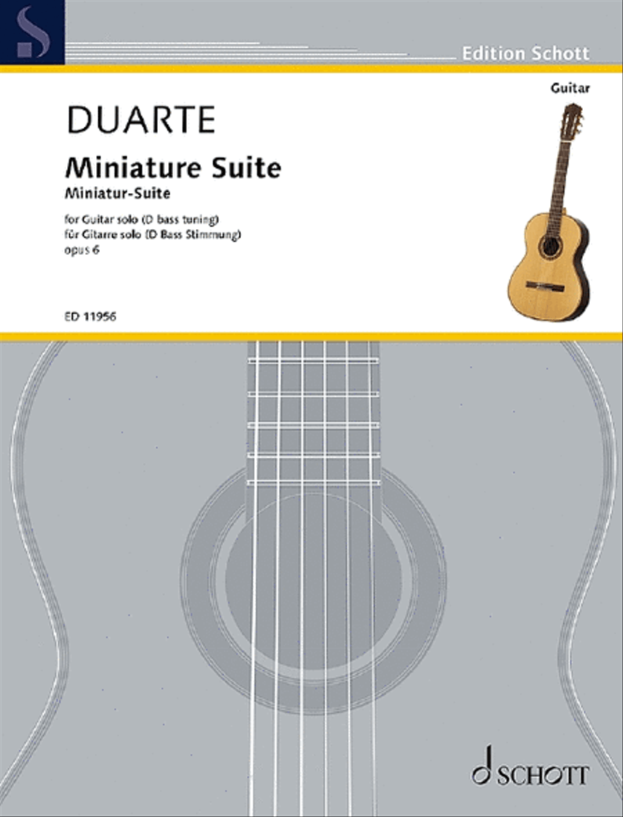 Miniature Suite Classical Guitar scores gallery preview page 1