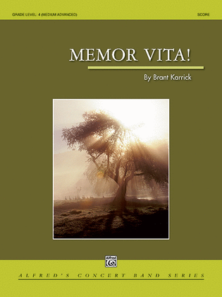 Book cover for Memor Vita!