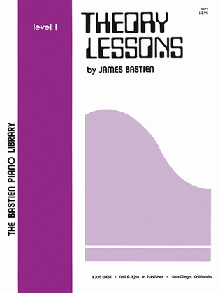 Book cover for Theory Lessons, Level 1