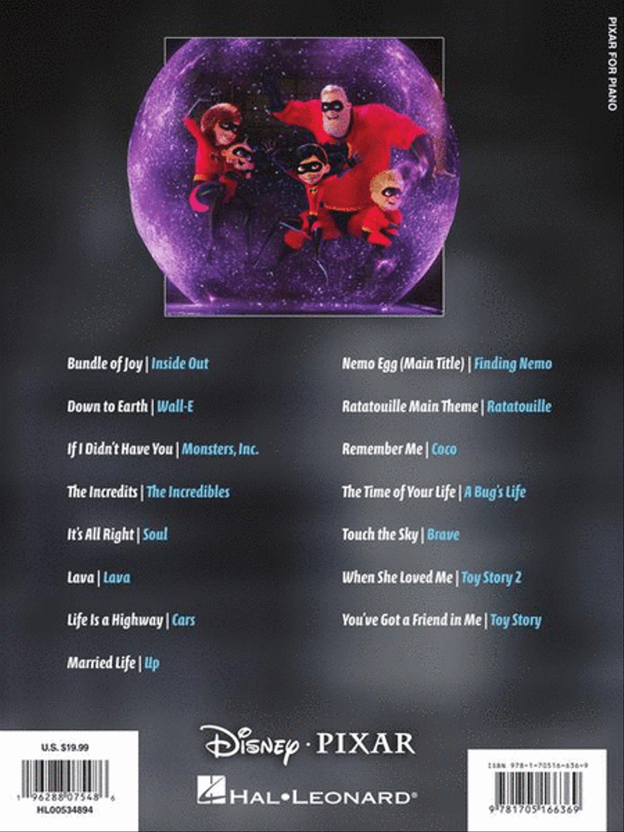 Pixar for Piano Pixar for Piano Piano Solo scores gallery preview page 9
