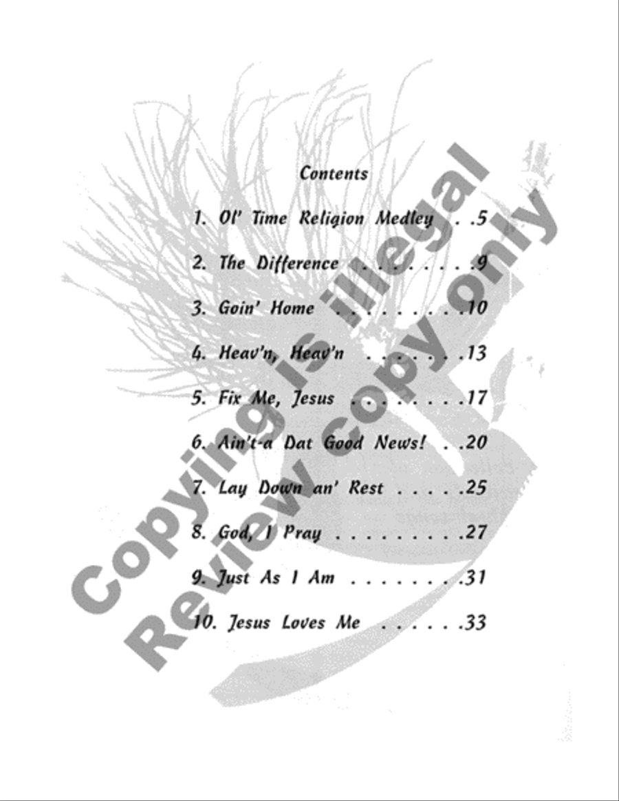 Ol' Time Religion Voice Solo scores gallery preview page 3