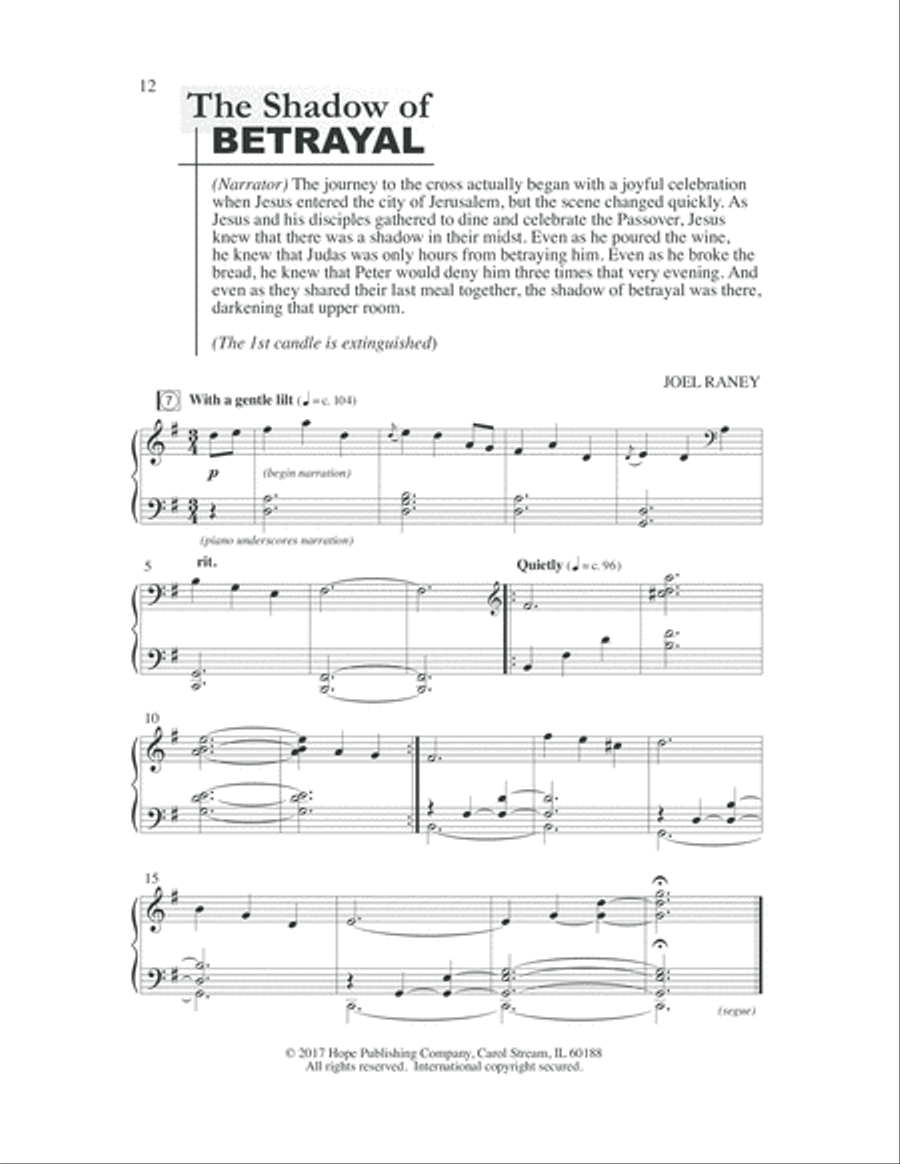 Hope in the Shadows-Score-Digital Download 4-Part scores gallery preview page 16