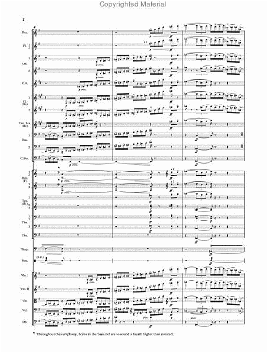 Symphony No. 6 Full Orchestra scores gallery preview page 3