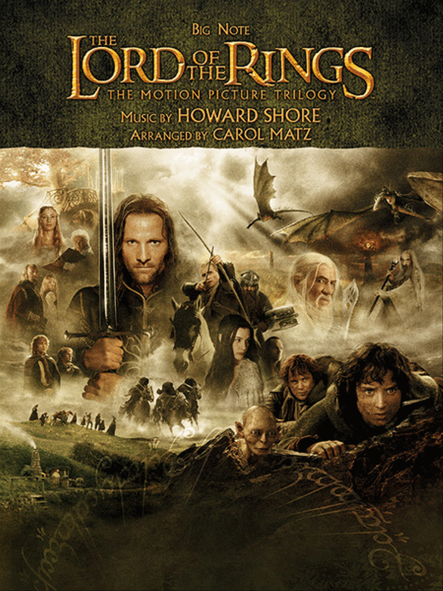 The Lord of the Rings Trilogy Easy Piano scores gallery preview page 1