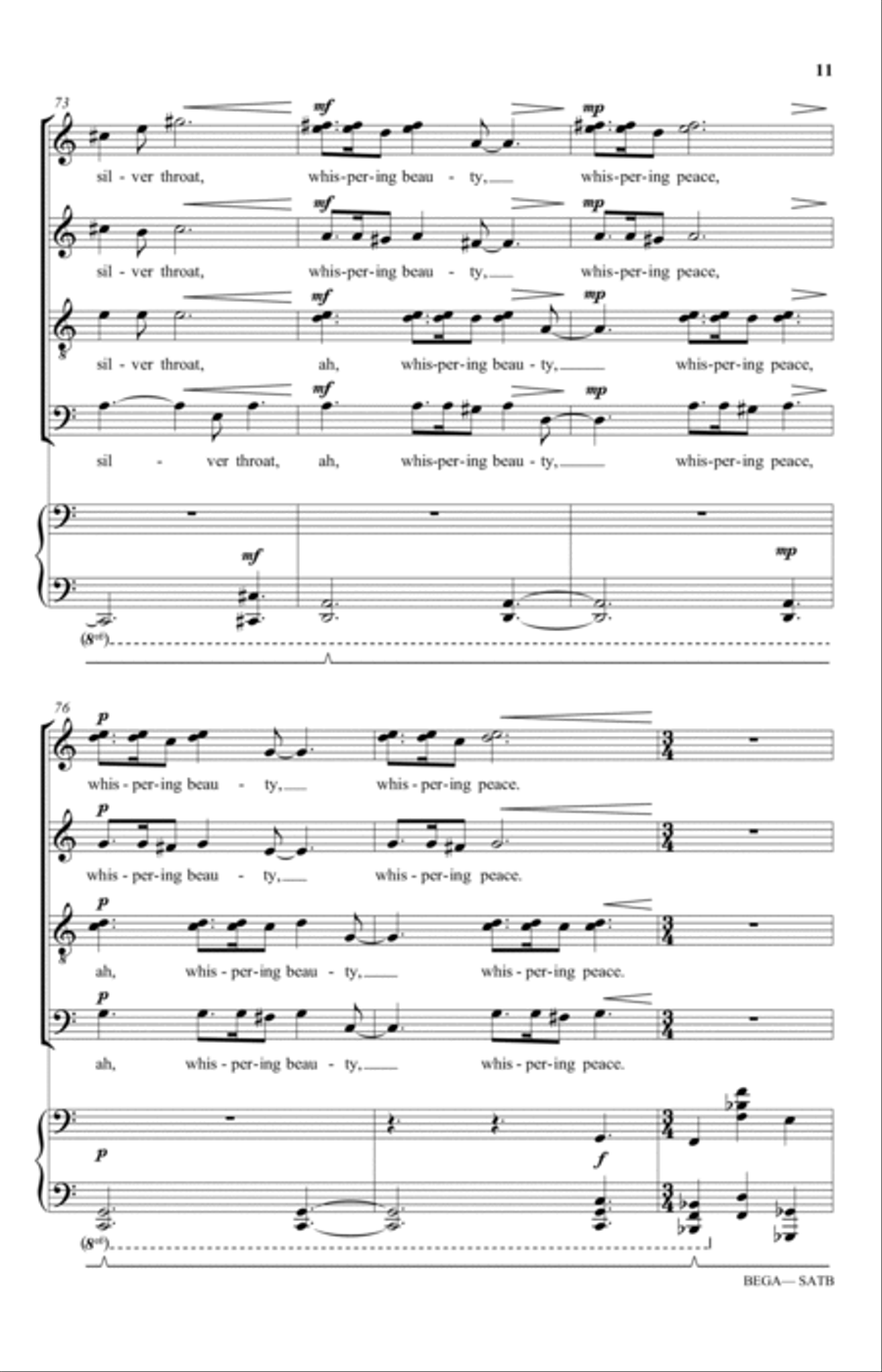 Bega Bega 4-Part scores gallery preview page 11