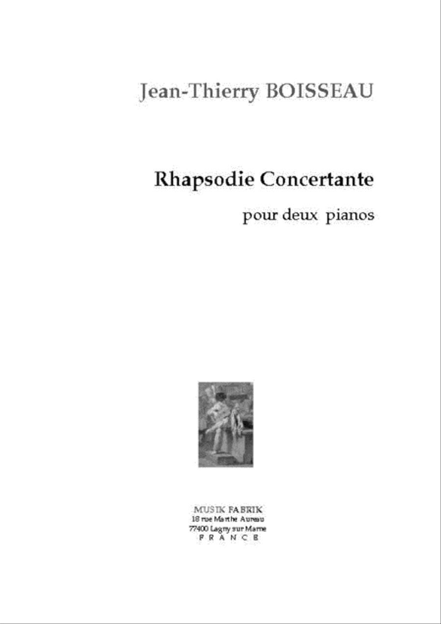 Rhapsodie Concertante pour deux pianos 2-Part scores gallery preview page 1