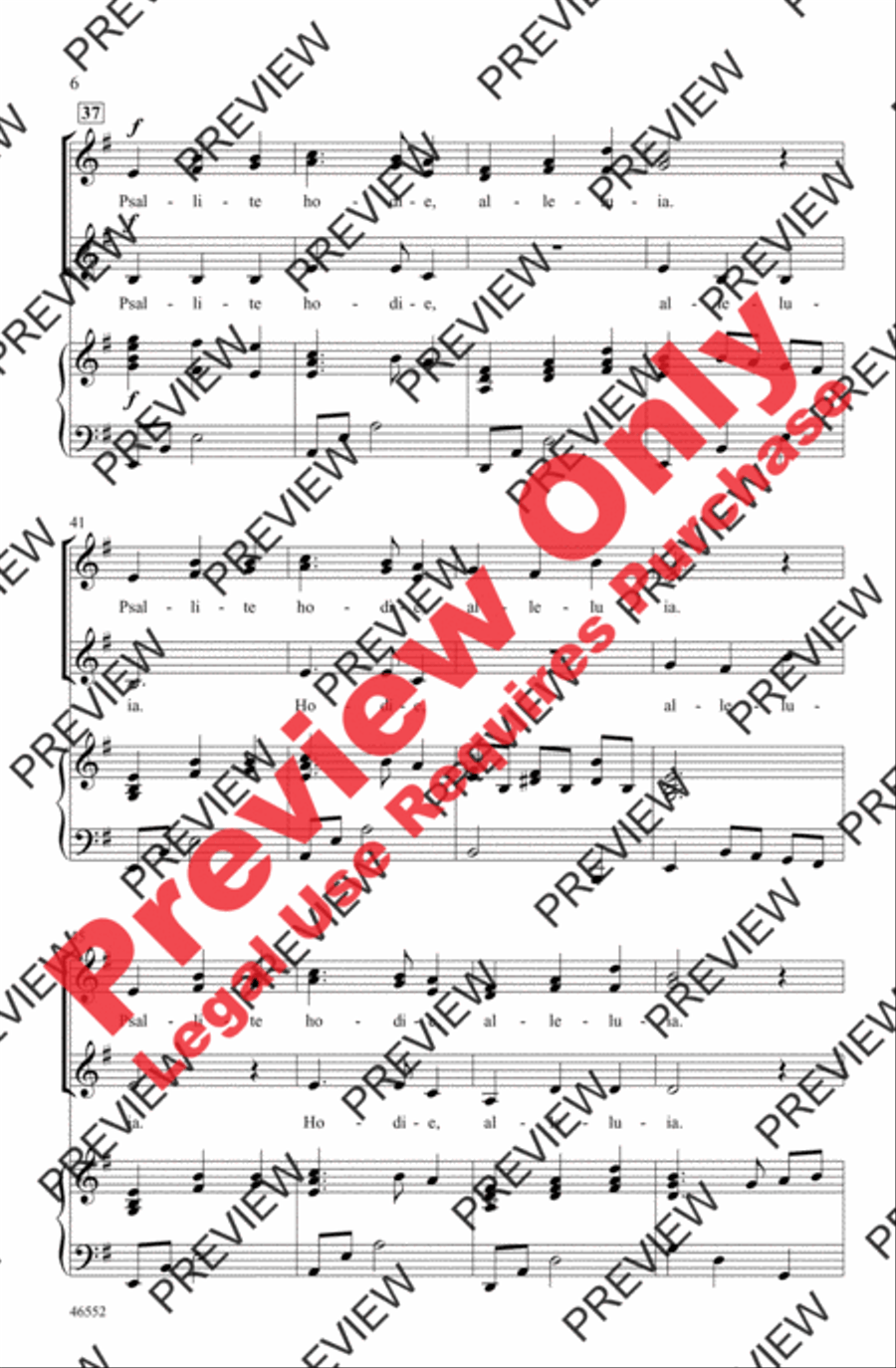 Psallite Hodie SSAA scores gallery preview page 5