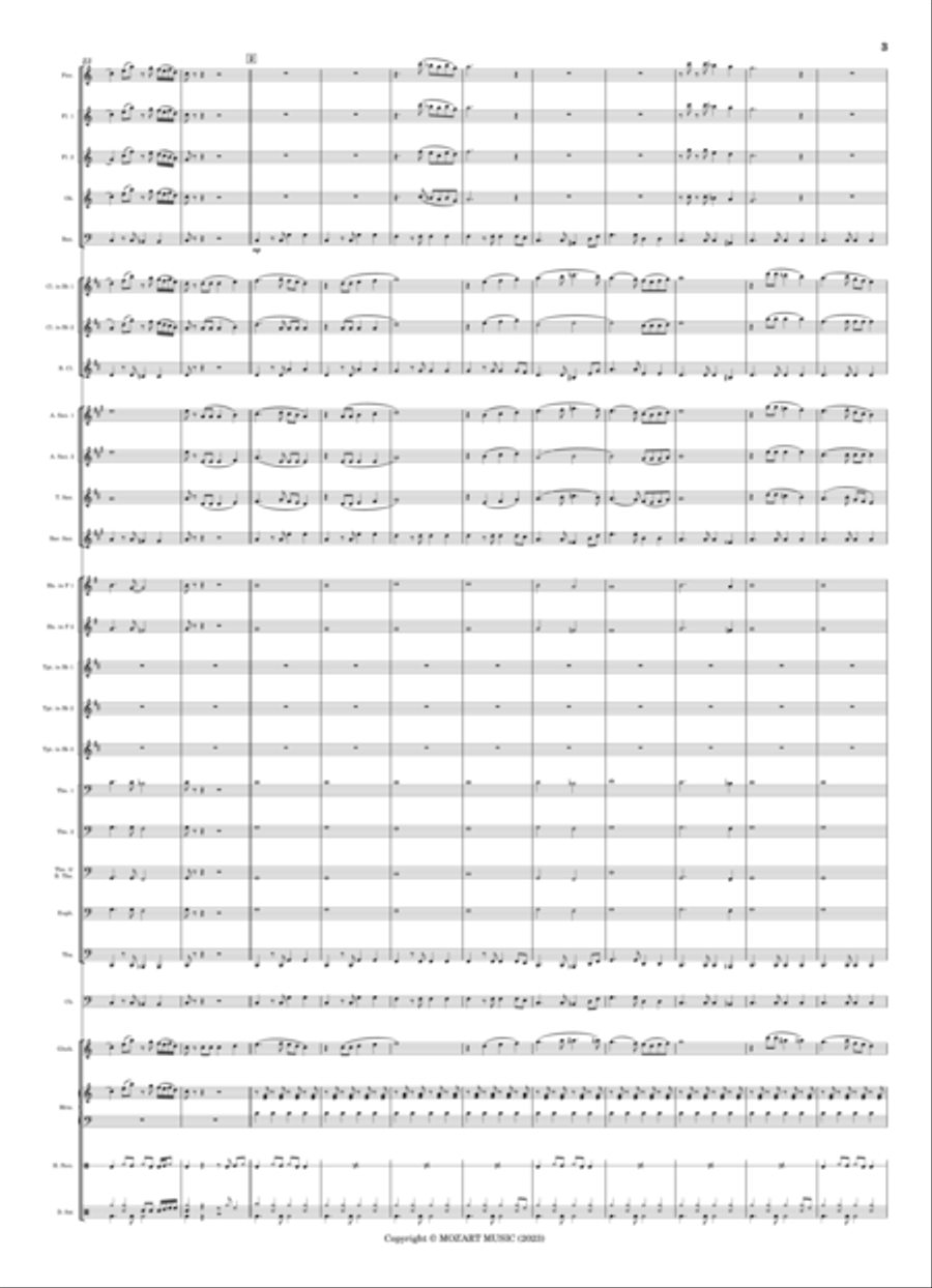 Tari Tualang Tiga Concert Band scores gallery preview page 5