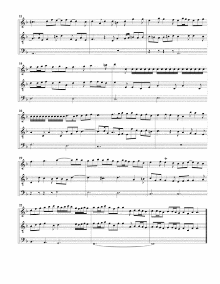 Vom Himmel hoch (arrangement for 3 recorders)