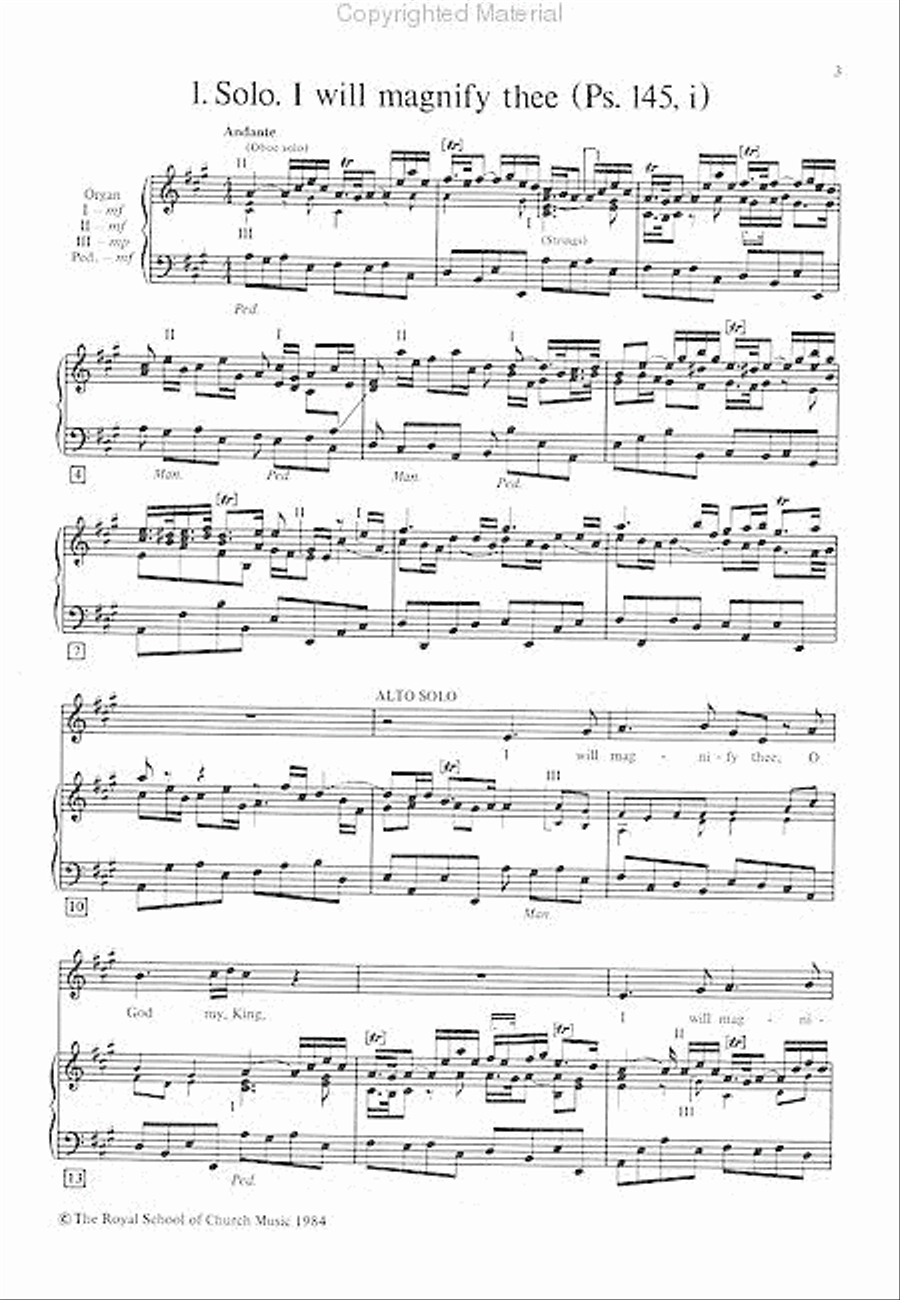 I will magnify Thee 4-Part scores gallery preview page 2