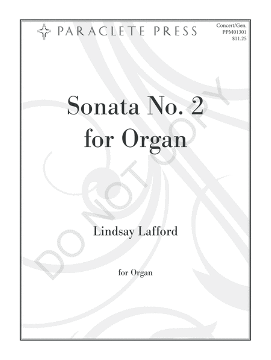 Sonata No. 2 for Organ Organ Solo scores gallery preview page 2