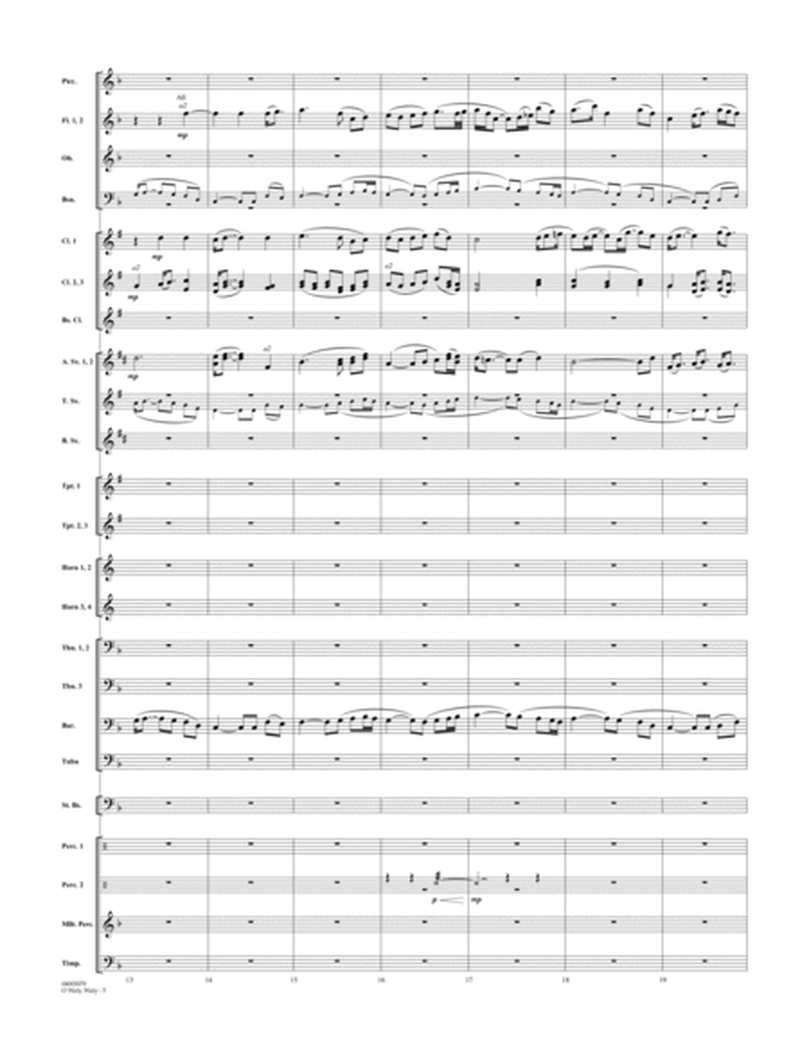 O Waly Waly (A Rhapsody For Band) - Conductor Score (Full Score)