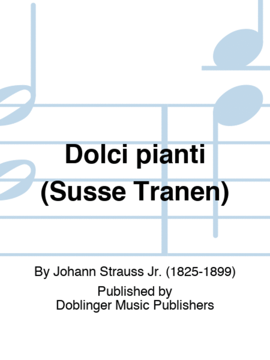 Dolci pianti (Susse Tranen) Double Bass scores gallery preview page 1