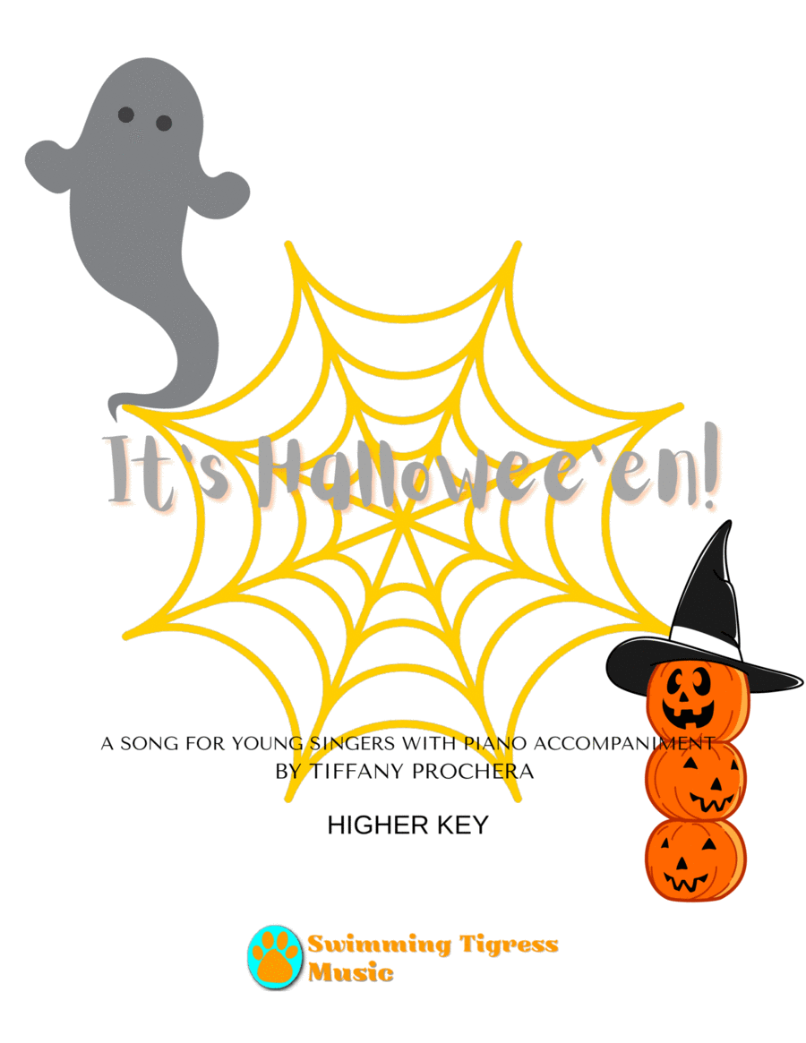 It's Hallowe'en! - Higher Key Piano Solo scores gallery preview page 1