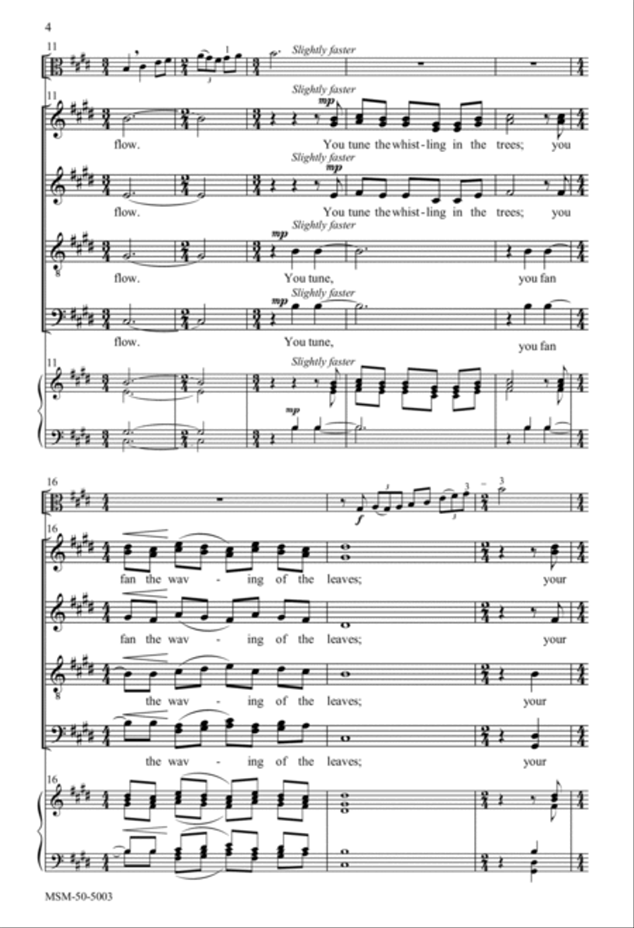Hymn to the Spirit SSATBB scores gallery preview page 4