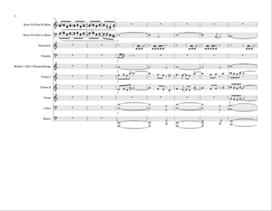 Keyboard Orchestra - Score Only Full Orchestra scores gallery preview page 2