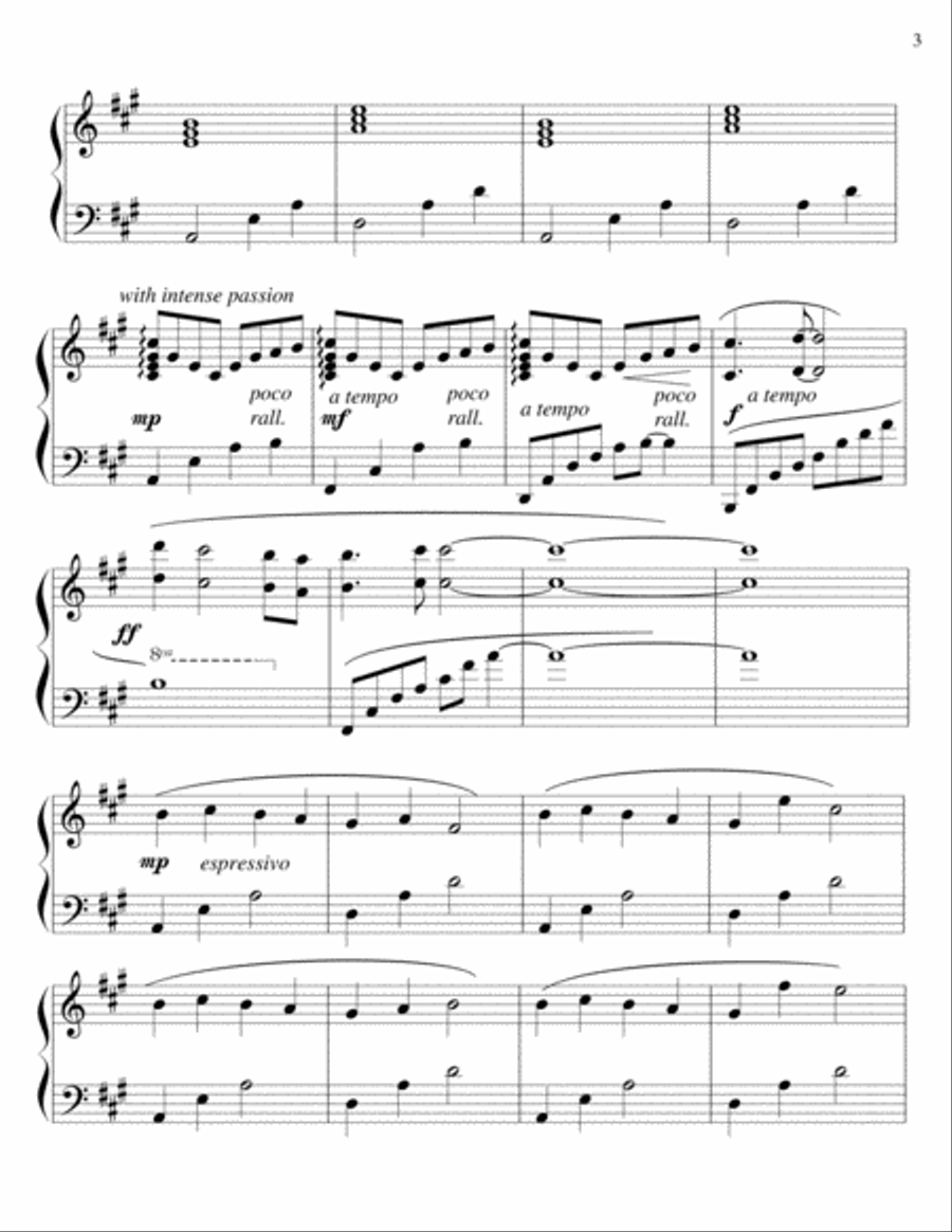 Crystal Impressions - piano solo Piano Solo scores gallery preview page 3
