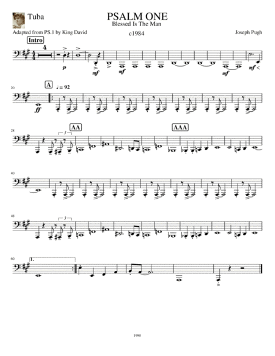 Psalm One Divisi scores gallery preview page 4