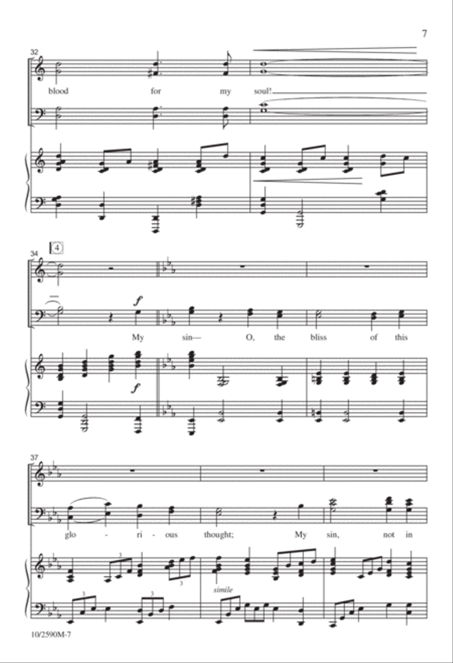 It Is Well With My Soul Divisi scores gallery preview page 7