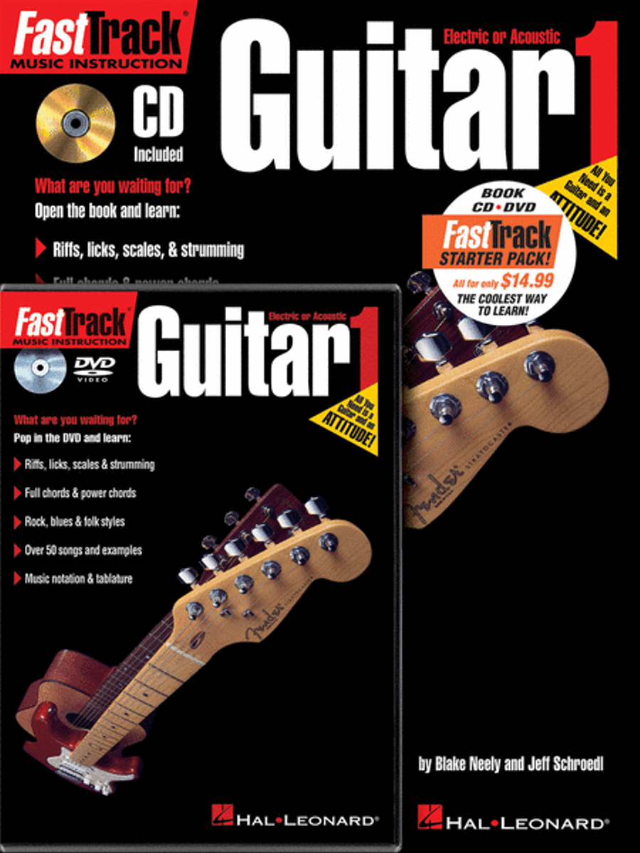 FastTrack Guitar Method Starter Pack Guitar Tablature scores gallery preview page 1