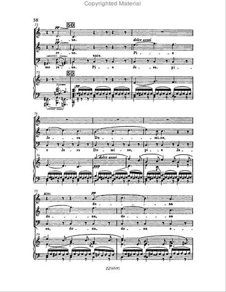 Grande Messe du Morts, H 75 Choir scores gallery preview page 58