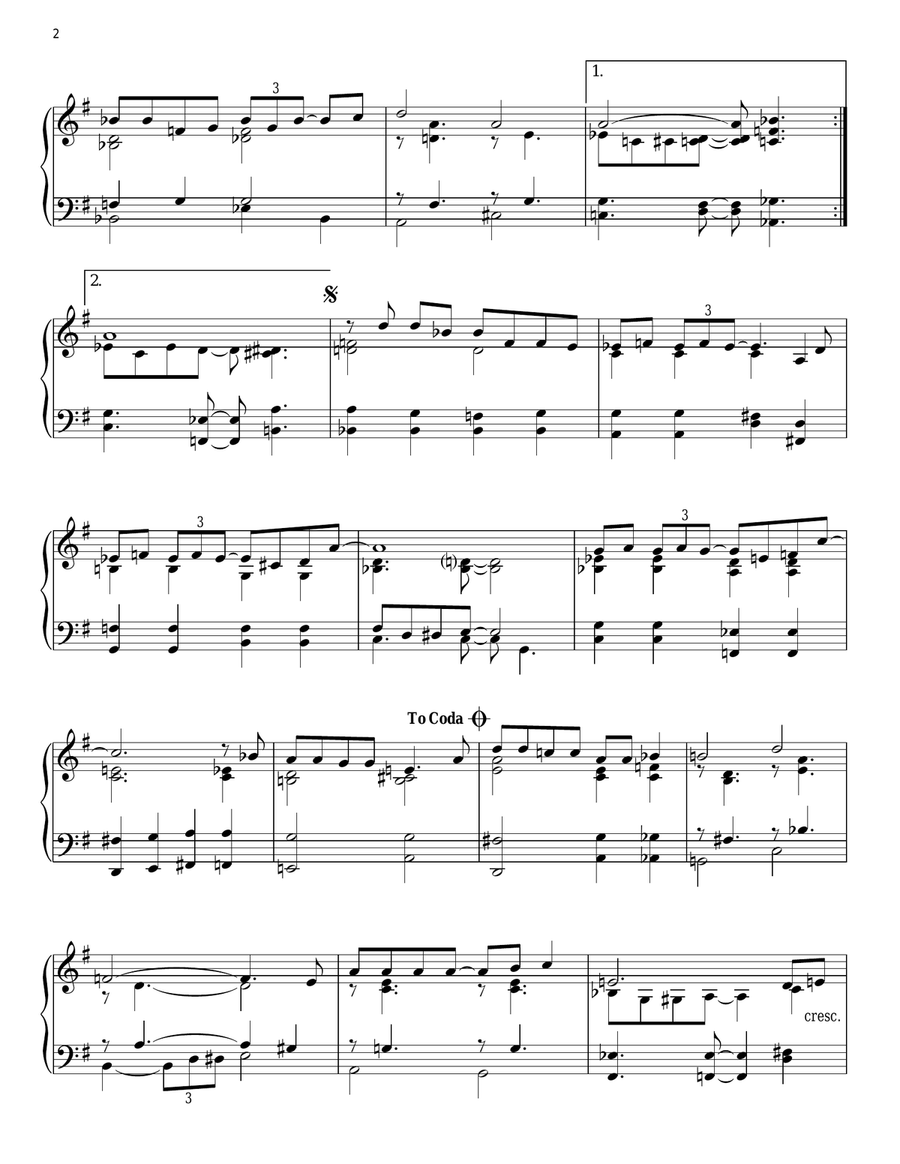 My Old Flame My Old Flame Piano Solo scores gallery preview page 2