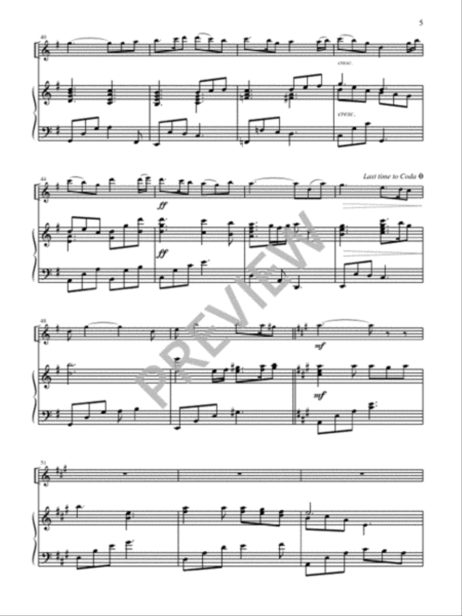 Five More Liturgical Meditations C Instrument scores gallery preview page 7