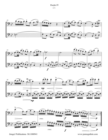 Stamitz: Duet Op. 27 No. 4 for Bassoon Duo image number null