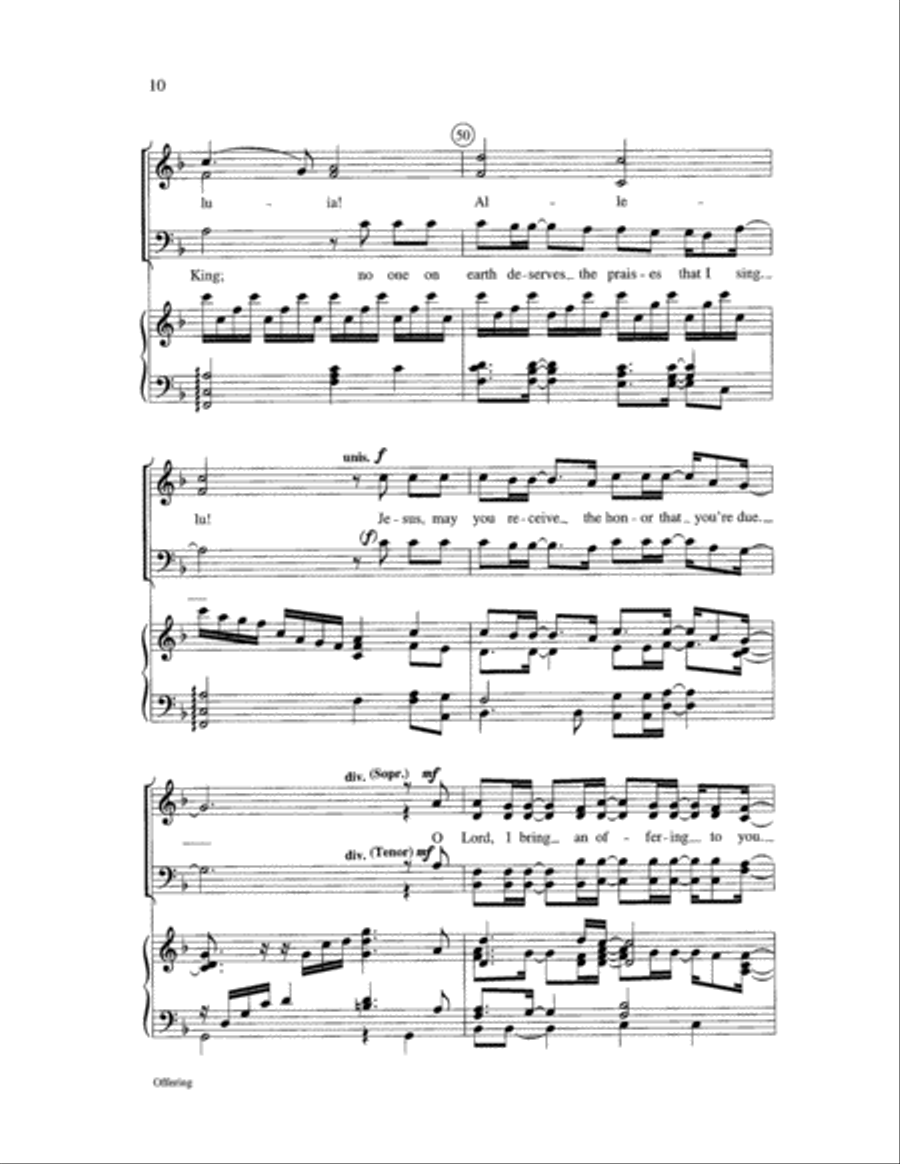 Offering 4-Part scores gallery preview page 10