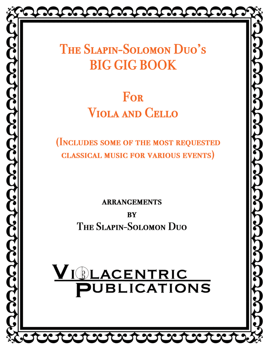 The Slapin-Solomon Duo's Big Gig Book for Viola and Cello String Duet scores gallery preview page 1