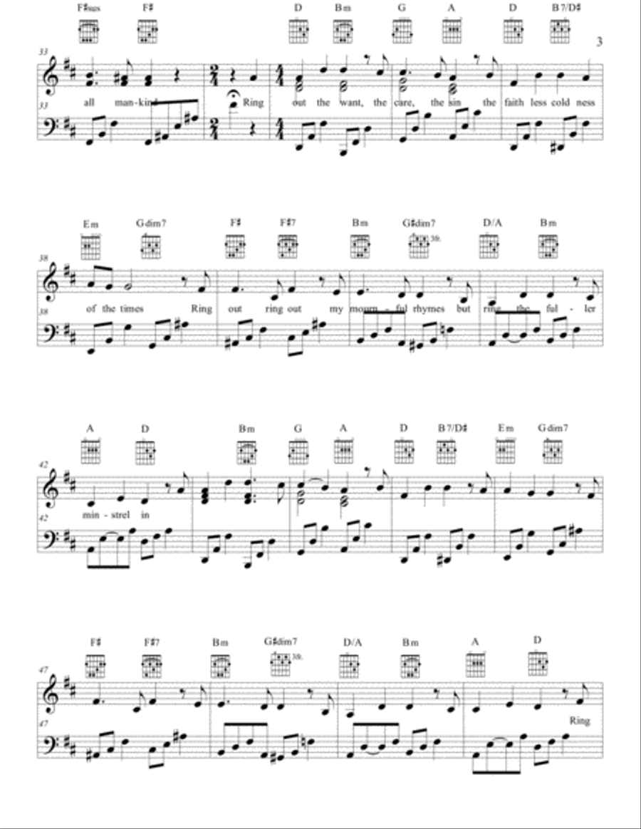 In Memoriam Voice scores gallery preview page 3