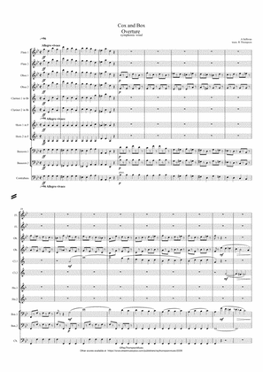 Sullivan: Cox and Box Overture - symphonic wind